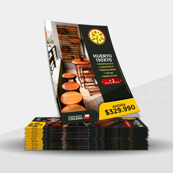 Flyer - Volantes 10x14 cm, Impresos 2 cara, full color Cod. GJD199