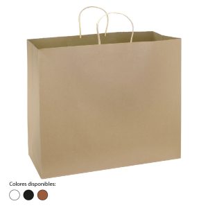 Bolsa de Papel 150g/m2   Tamaño 45 x 45 x 17 cm Cod. GJD186