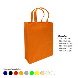 Bolsa Reutilizable (TNT) Tamaño 25x30x8 cm Cod. GJD196