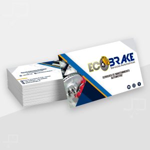 Tarjetas de presentación 5x9cm, Impresa 2 caras CORTE RECTO Cod. GJD203