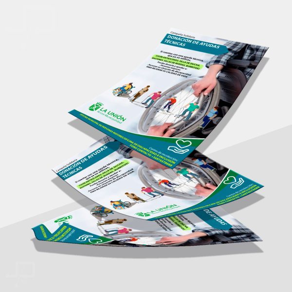 Flyer - Volantes 10x14 cm Impresos 1 cara, full color Cod. GJD200