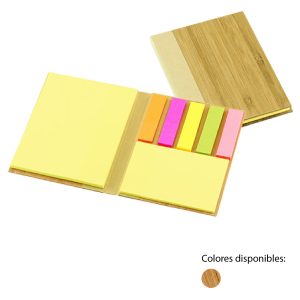 Memo Set Bamboo 8 x 10.5 cm Cod. GJD149