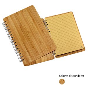 Libreta de Bamboo 15 x 22 x cm Cod. GJD152
