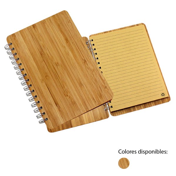 Libreta de Bamboo 15 x 22 x cm Cod. GJD152
