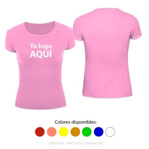 Polera de poliéster Manga corta Mujer Cod. GJD160