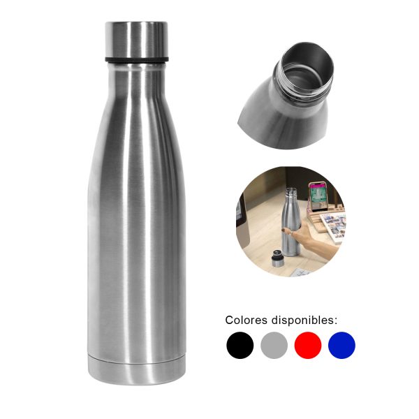 BOTELLA TÉRMICA BRILLANTE Cod. GJD130