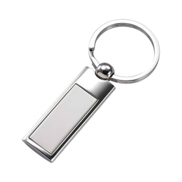Llavero Metálico Rectangular Cod. GJD66