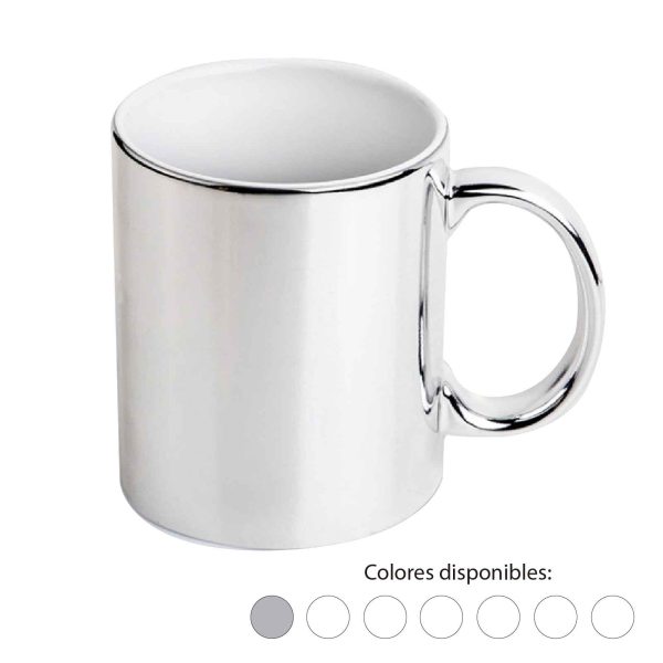 TAZÓN PARA SUBLIMACIÓN PREMIUM BRIGHT SILVER 11 OZ. Cod. GJD226