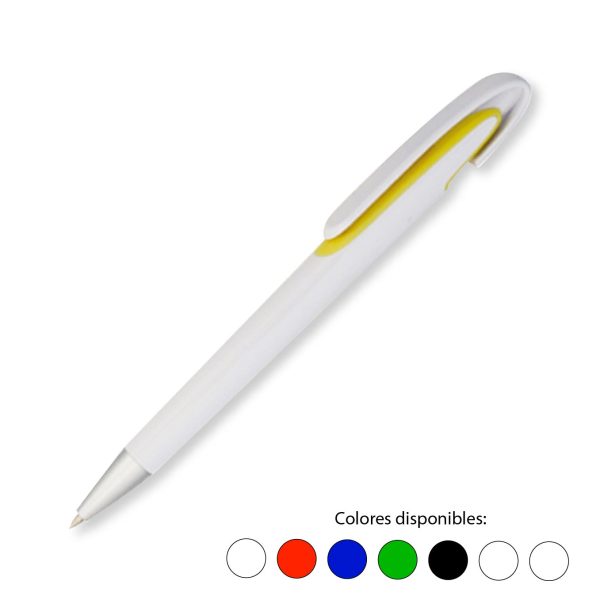 Bolígrafo clip curvado Cod. GJD306
