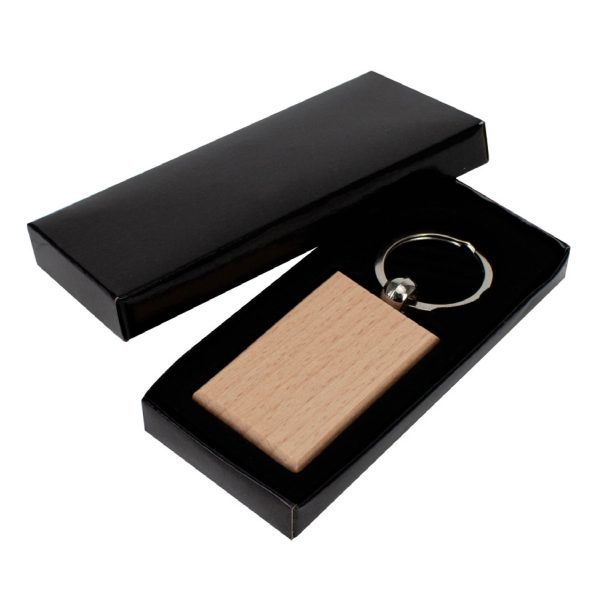 Llavero Rectangular de Madera Cod. GJD360 - Imagen 2