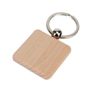 Llavero Cuadrado de Madera Cod. GJD361