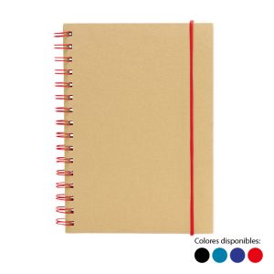 Libreta Kraf resorte 21 x 14 cm Cod. GJD580