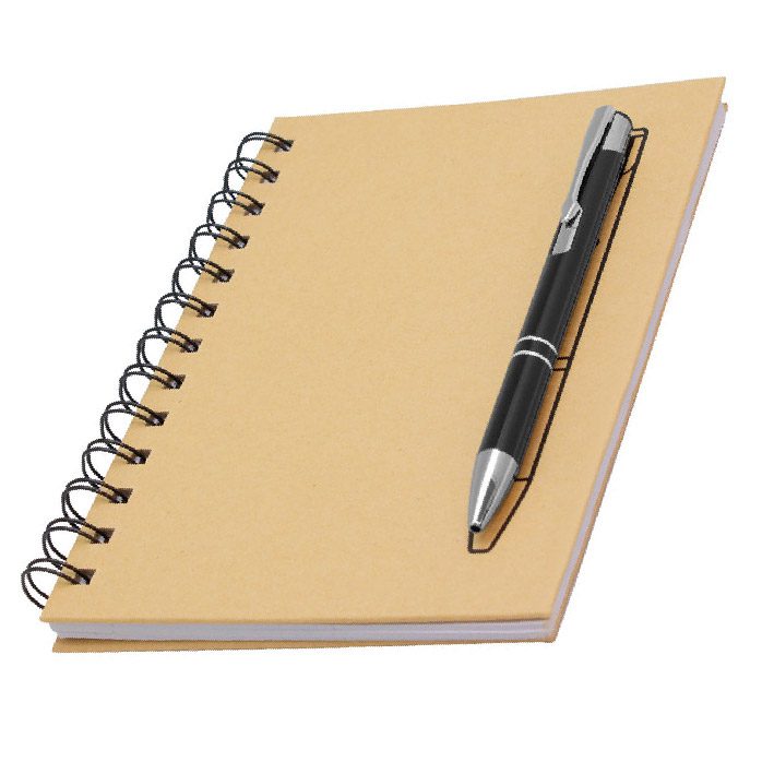 Libreta Kraf espiral 13 x 18 cm Cod. GJD581